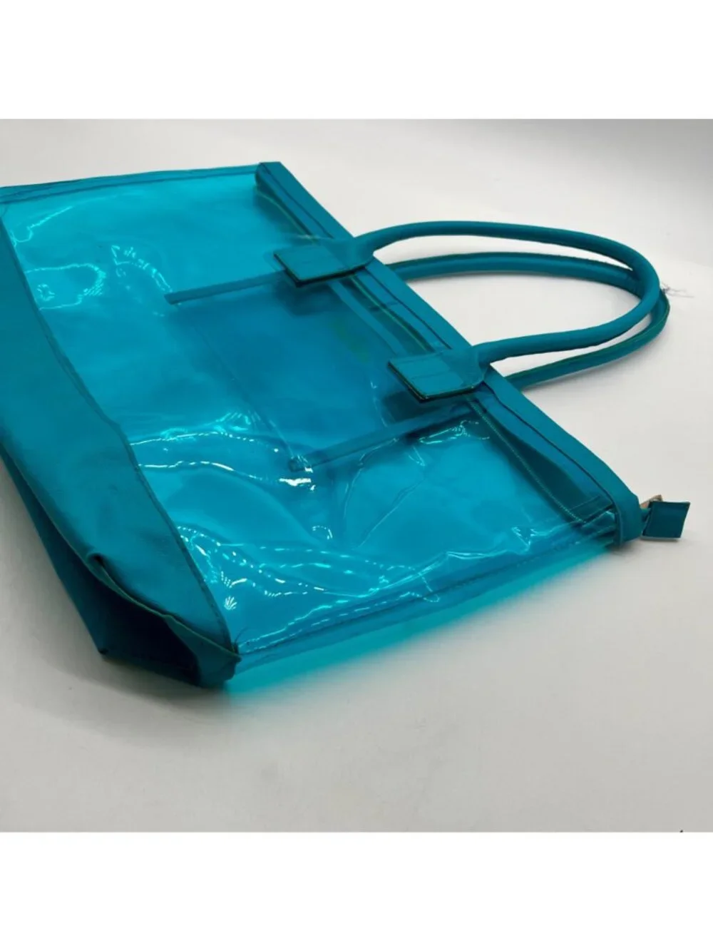 Neiman Marcus Blue Synthetic Tote Bag